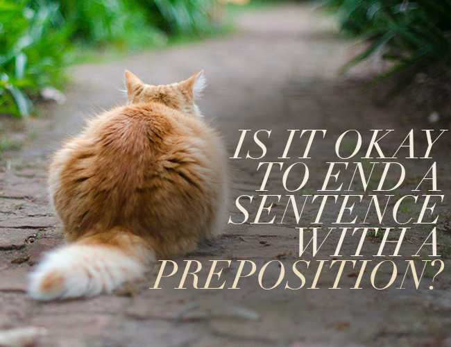 Terminare una frase con una preposizione