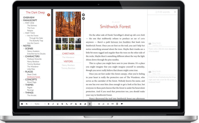 The Shaxpir book writing program is ideal for new authors