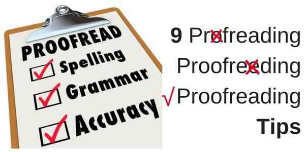 เทคนิคการพิสูจน์อักษรและกลเม็ดเคล็ดลับ Proofreading Tips