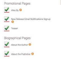 draft2digital ebook promotion pages