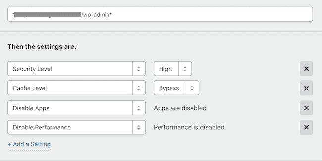 cloudflare page rules extra