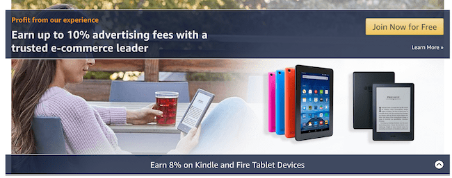 亚马逊联合主页 Amazon Associates homepage