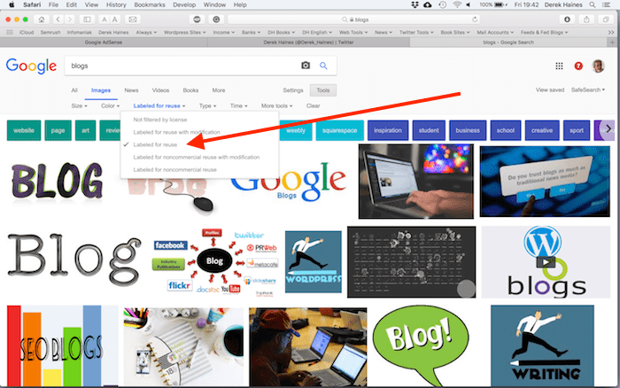 pencarian gambar Google Google image search