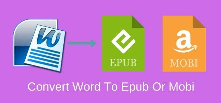 Bir Word Belgesini epub veya mobi'ye dönüştürme Convert Word Doc To Epub Or Mobi
