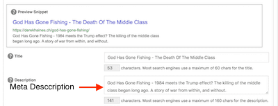 Meta Açıklaması meta description