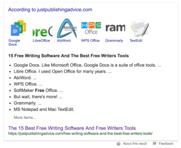 zengin snippet rich snippet