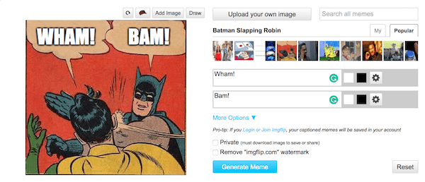 밈 메이커 예 meme maker examples