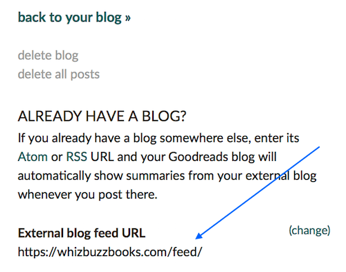 RSS de buenas lecturas goodreads RSS feed