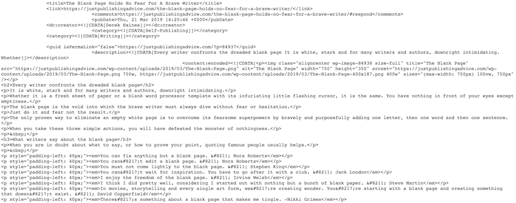 código de alimentación rss rss feed code
