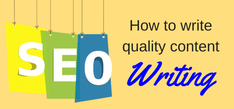การเขียน SEO Quality SEO Writing