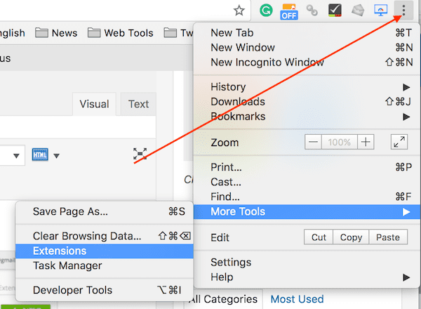 управлять расширениями Chrome manage Chrome extensions