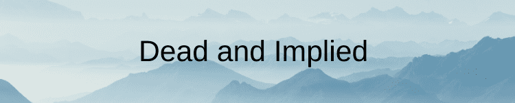 Dead and implied metaphors