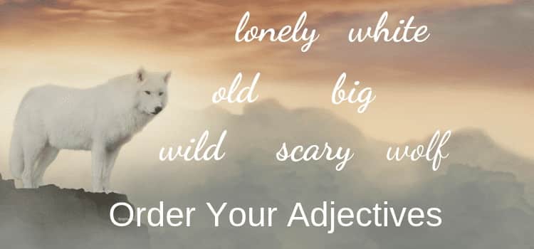 如何排序形容詞 How To Order Adjectives