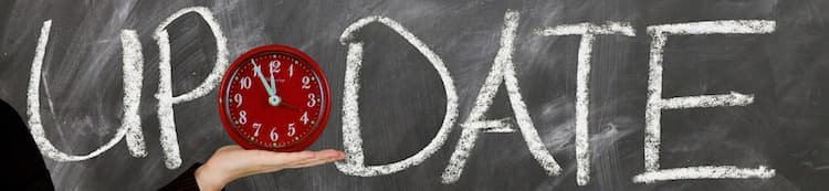 aktualisiere jeden Blogbeitrag update every blog post