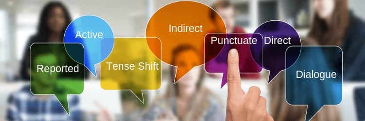 報告された音声対話でテンスシフトを使用する方法 How to use tense shift in reported speech dialogue