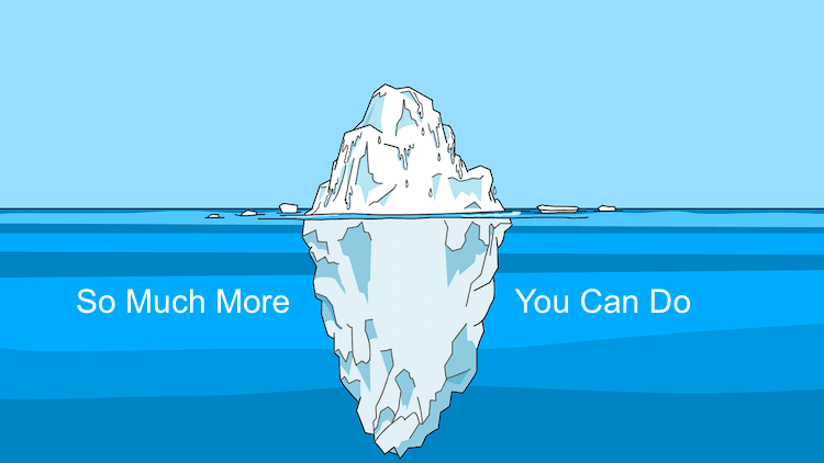 ponta do iceberg tip of the iceberg