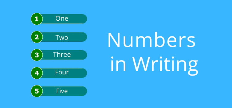เมื่อใดที่คุณสะกดตัวเลขในการเขียนของคุณ When do you spell out numbers in your writing