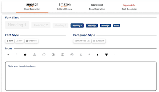 书籍描述生成器