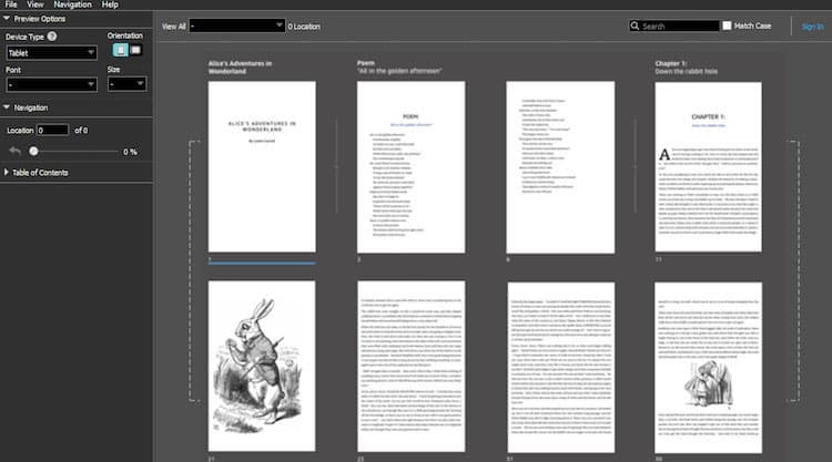instrument de previzualizare kindle kindle previewer tool