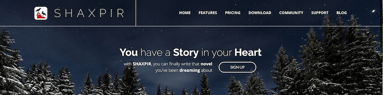 ecranul de start al shaxpir shaxpir home screen