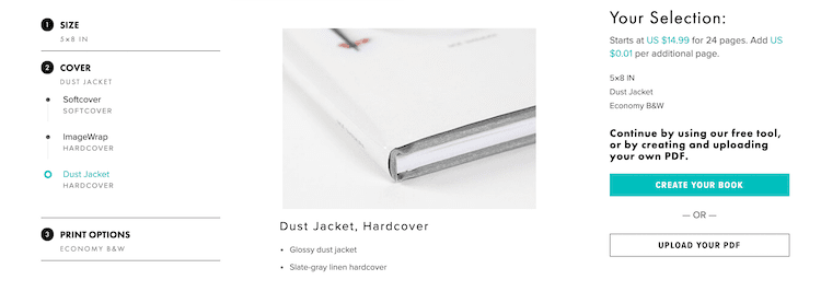 Copertina rigida Blurb Hardcover