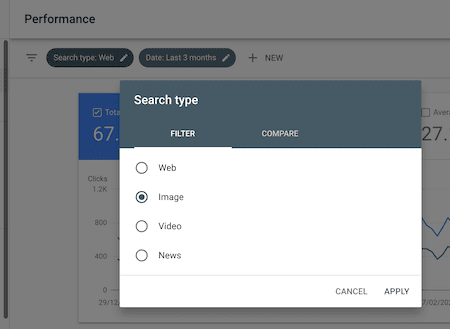حدد بحث الصور GSC Select Image Search GSC