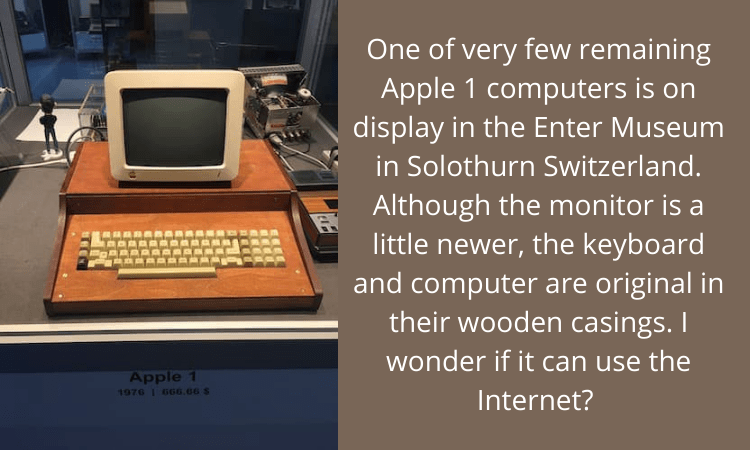 جهاز كمبيوتر Apple 1 الأصلي Original 1976 Apple 1 Computer