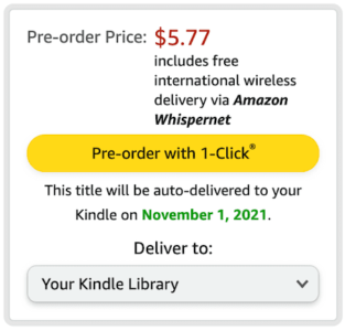 Kindleの予約注文 Kindle pre order