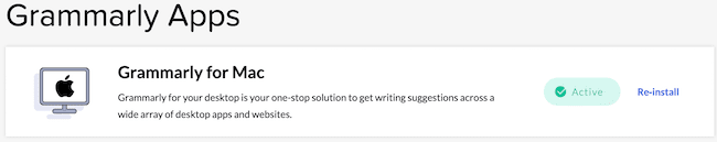 Instal Grammarly Desktop untuk Mac Install Grammarly Desktop for Mac