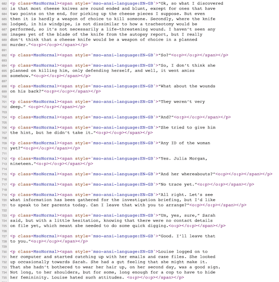 Código de plano de fundo do arquivo do Word