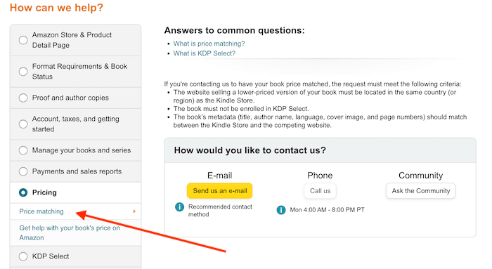 Chiedi ad Amazon di abbinare il prezzo Ask Amazon to Price Match