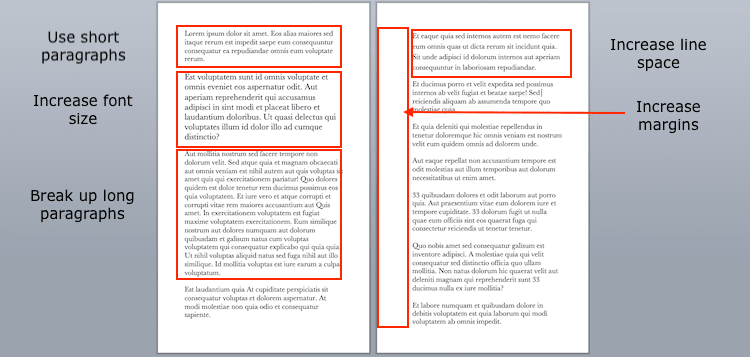 Format short book pages