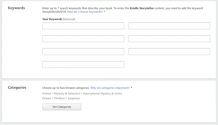 关键字和类别 keywords and categories