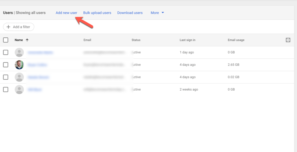 在 G-Suite 中添加用戶 - G Suite 評論