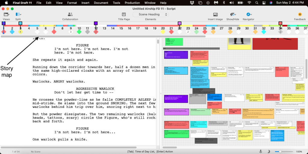 Revisione della bozza finale: Story Map