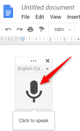 Cómo usar la escritura por voz en Google Docs