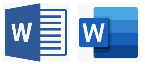 ¿Cómo ha mejorado el logotipo de Microsoft Word de 2018 con respecto a su logotipo de 2013? - Intercambio de pila de diseño gráfico