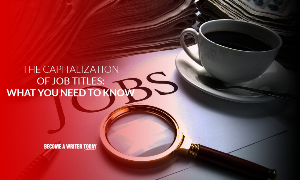 كتابة المسميات الوظيفية بالأحرف الكبيرة