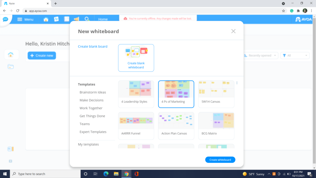 Ayoa İncelemesi: İşbirlikçi beyaz tahta