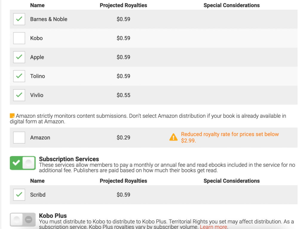 배포 채널 선택