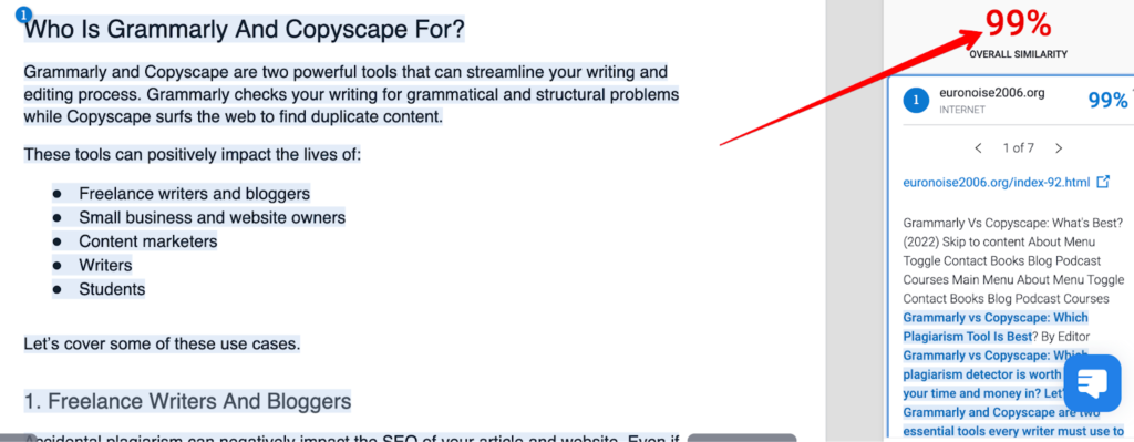 Pemeriksa plagiarisme Scribbr