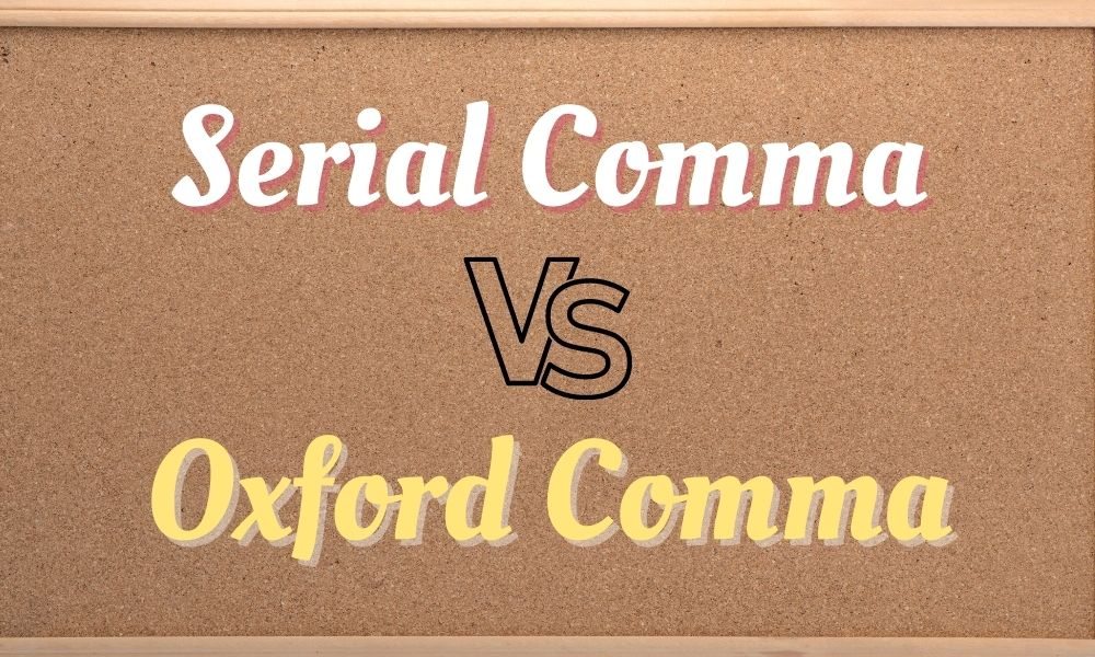 Serial Comma กับ Oxford Comma