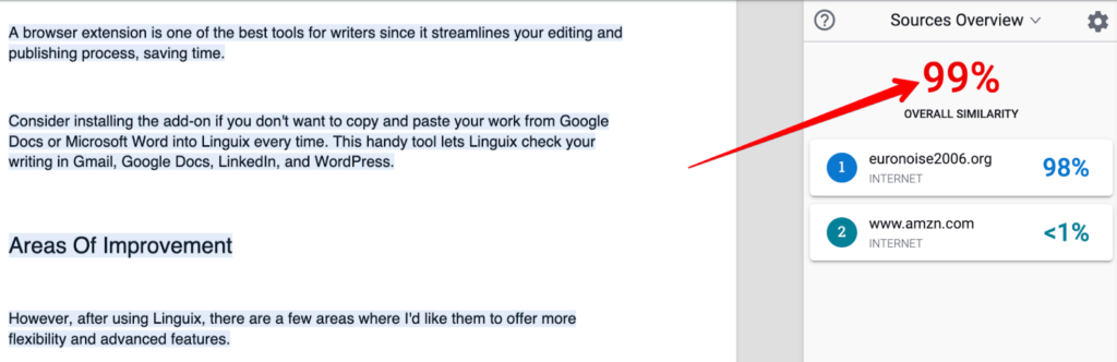 Doğru intihal denetleyicisi