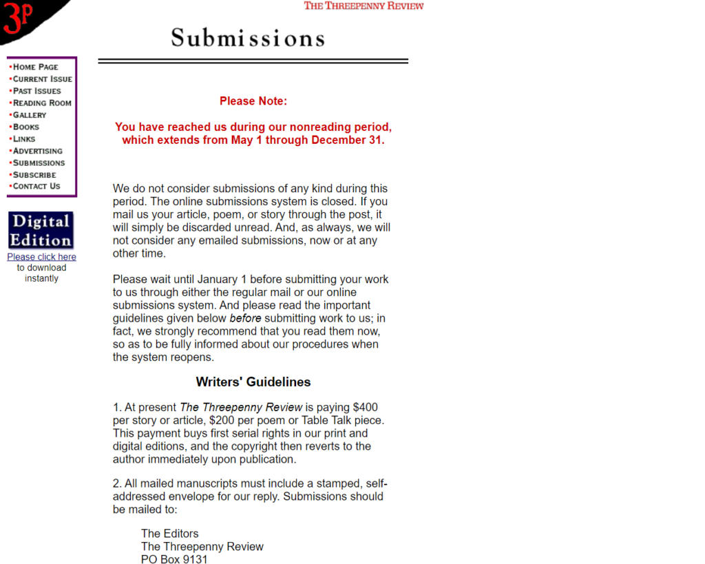 The Threepenny Review