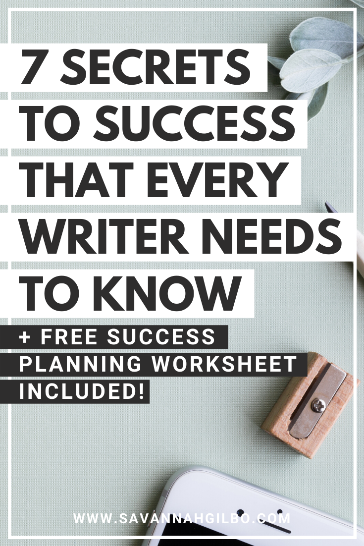 すべてのライターが知っておくべき成功するための 7 つの秘密Savannah Gilbo - この投稿では、ライターとしての成功と失敗を文字通り左右する成功の 7 つの秘訣を紹介します。フィクションを書いている場合は、この投稿をお見逃しなく。その他のライティングのヒントも含まれています。 #amwriting #writingtips #writingcommunity
