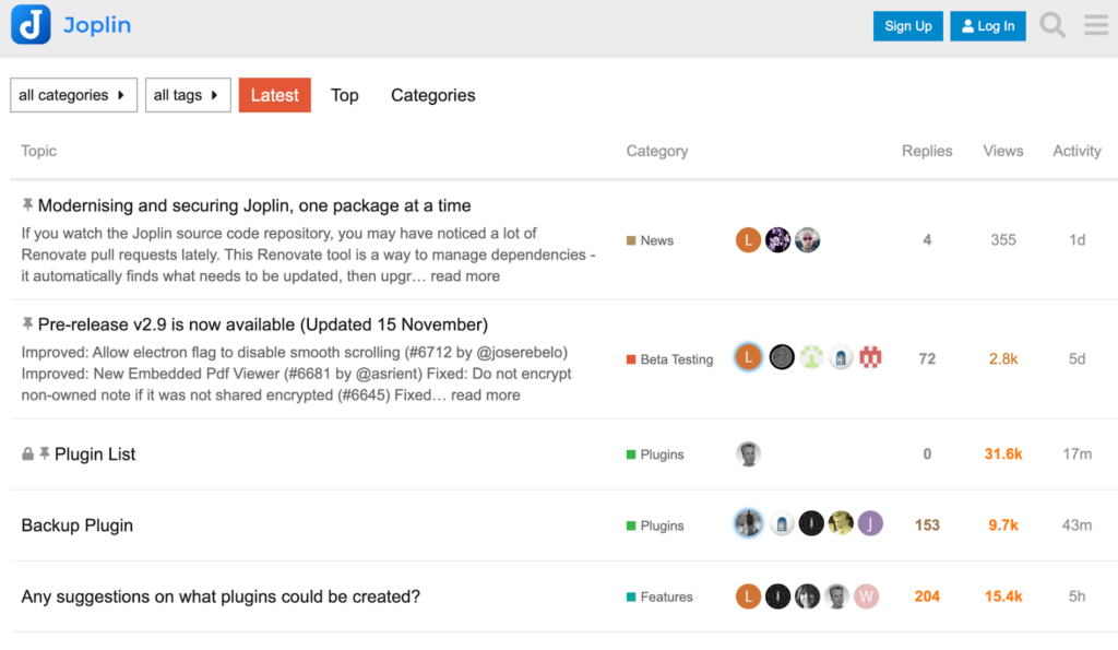โปรแกรมตัดเว็บ Joplin