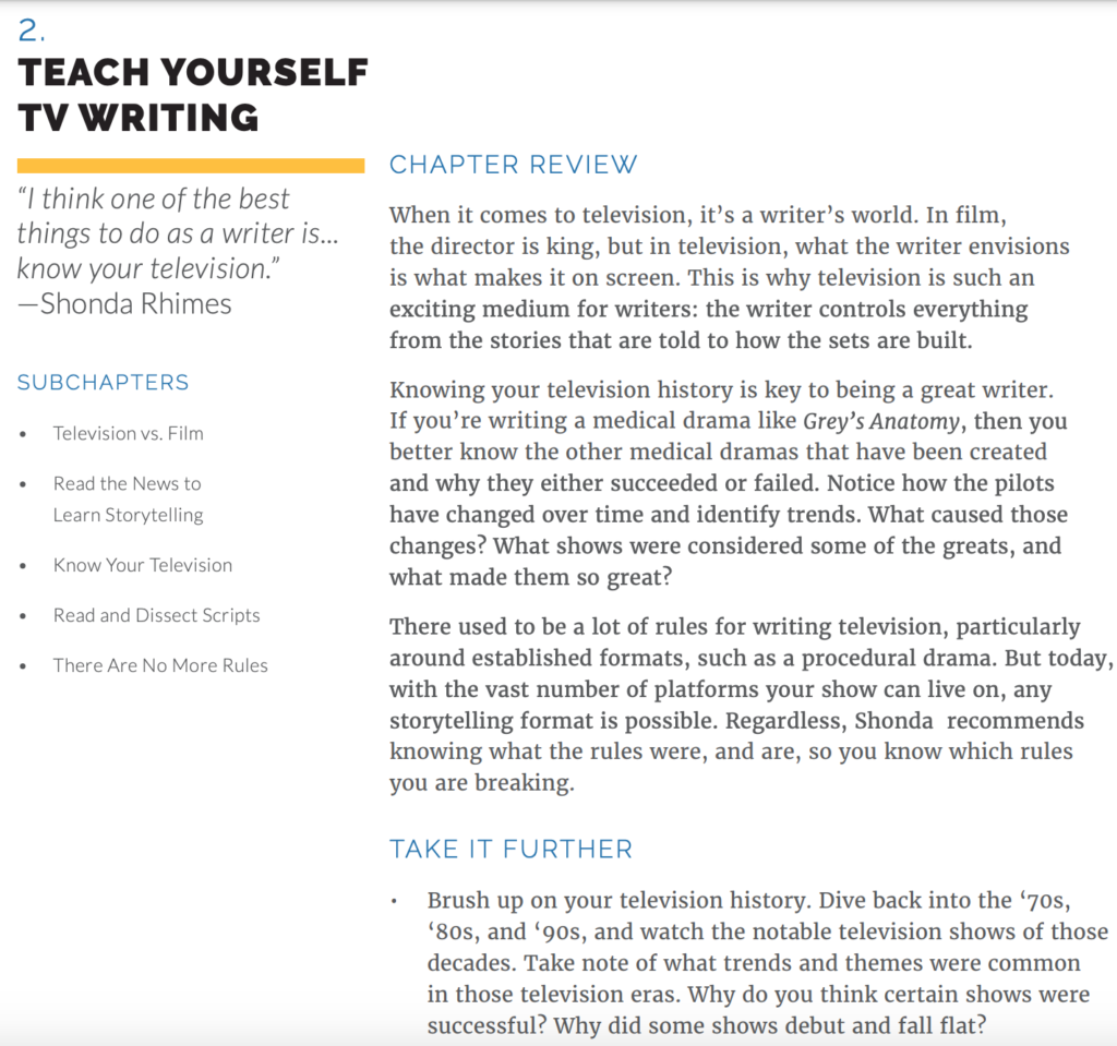 Kendinize TV yazmayı öğretin