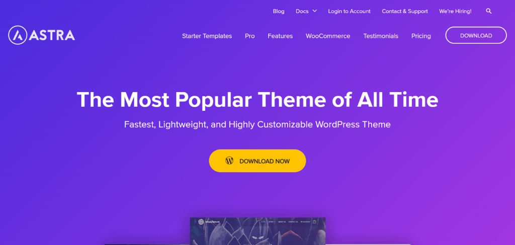 阿斯特拉 wordpress 主题 Astra