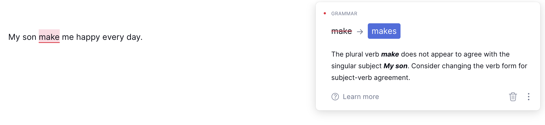 Grammarly Test - Testando seu conhecimento da concordância sujeito-verbo