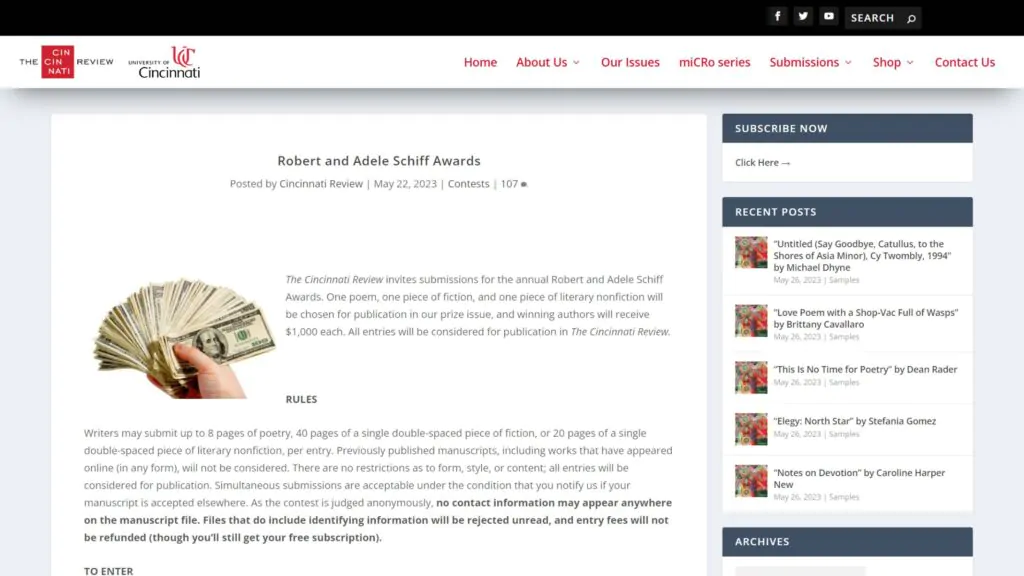 ロバート・シフ賞とアデル・シフ賞